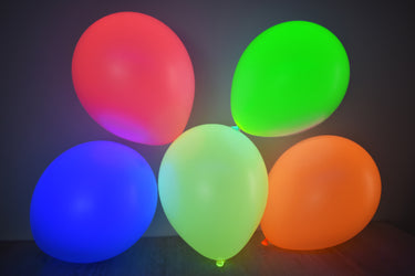 11 inch Blacklight Reactive Fluorescent UV Neon Glow Party Balloons